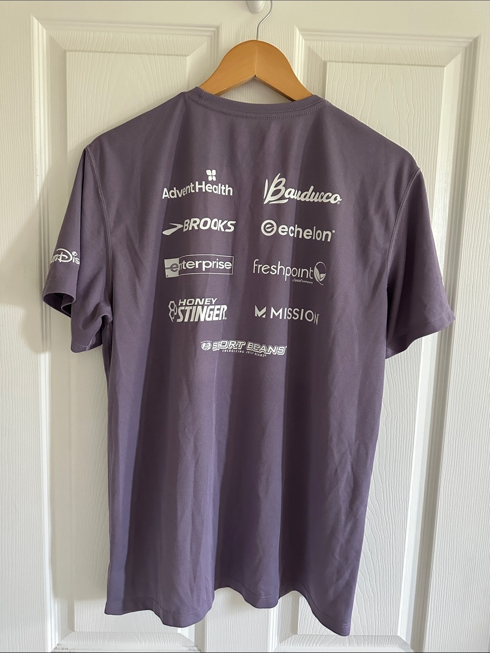 Run DisneyBrooks Purple Short-Sleeve 'Springtime Surprise Challenge' Shirt - Picture 4 of 6